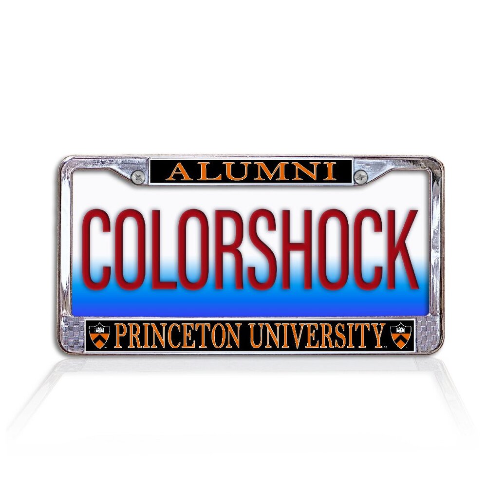 Princeton University Alumni Metal License Plate Frame (Exclusive Design)